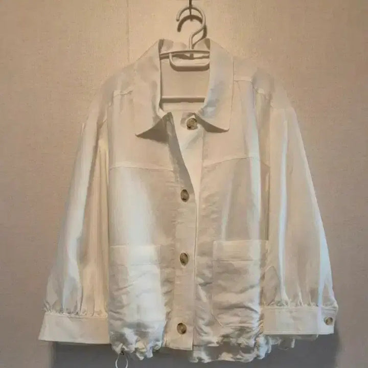 [BUNJANG] Linen Jumper Shirt Jacket / 린넨 점퍼형 셔츠 자켓  마자켓