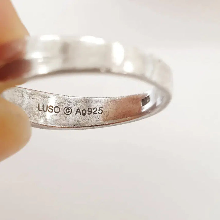 [BUNJANG] Cross Sterling Silver Ring Size 16 / 크로스 은반지 16호 (089)