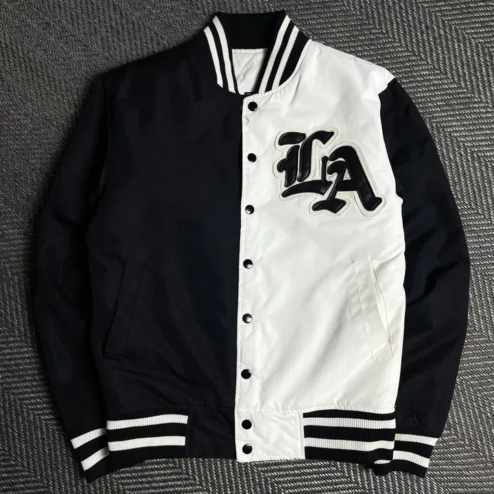 [BUNJANG] Vintage Los Angeles LA Spellout Patch Varsity Stadium Jacket / 빈티지 로스앤젤레스 LA 스펠아웃 패치 바시티 스타디움 자켓o 6192