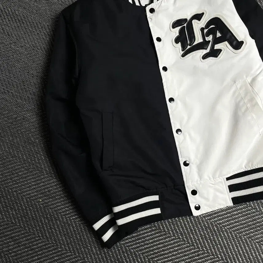 [BUNJANG] Vintage Los Angeles LA Spellout Patch Varsity Stadium Jacket / 빈티지 로스앤젤레스 LA 스펠아웃 패치 바시티 스타디움 자켓o 6192
