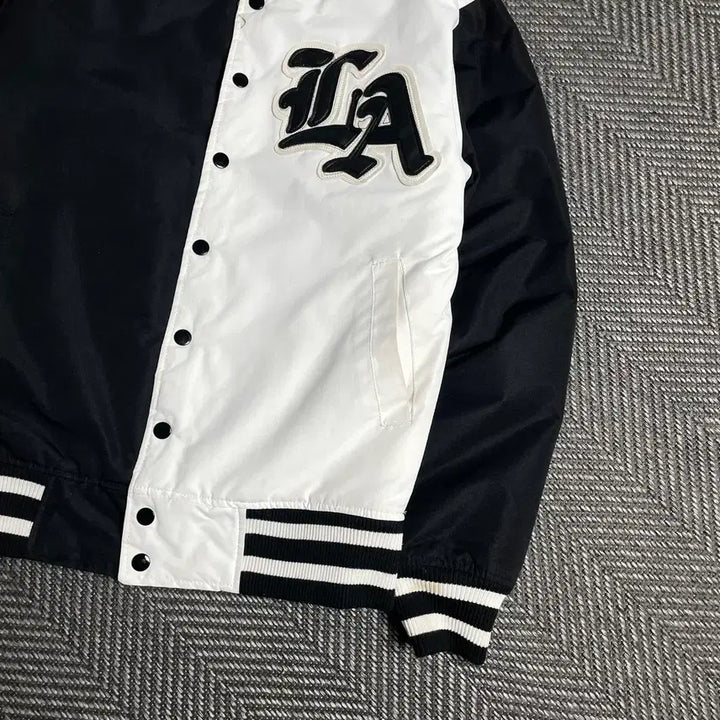 [BUNJANG] Vintage Los Angeles LA Spellout Patch Varsity Stadium Jacket / 빈티지 로스앤젤레스 LA 스펠아웃 패치 바시티 스타디움 자켓o 6192