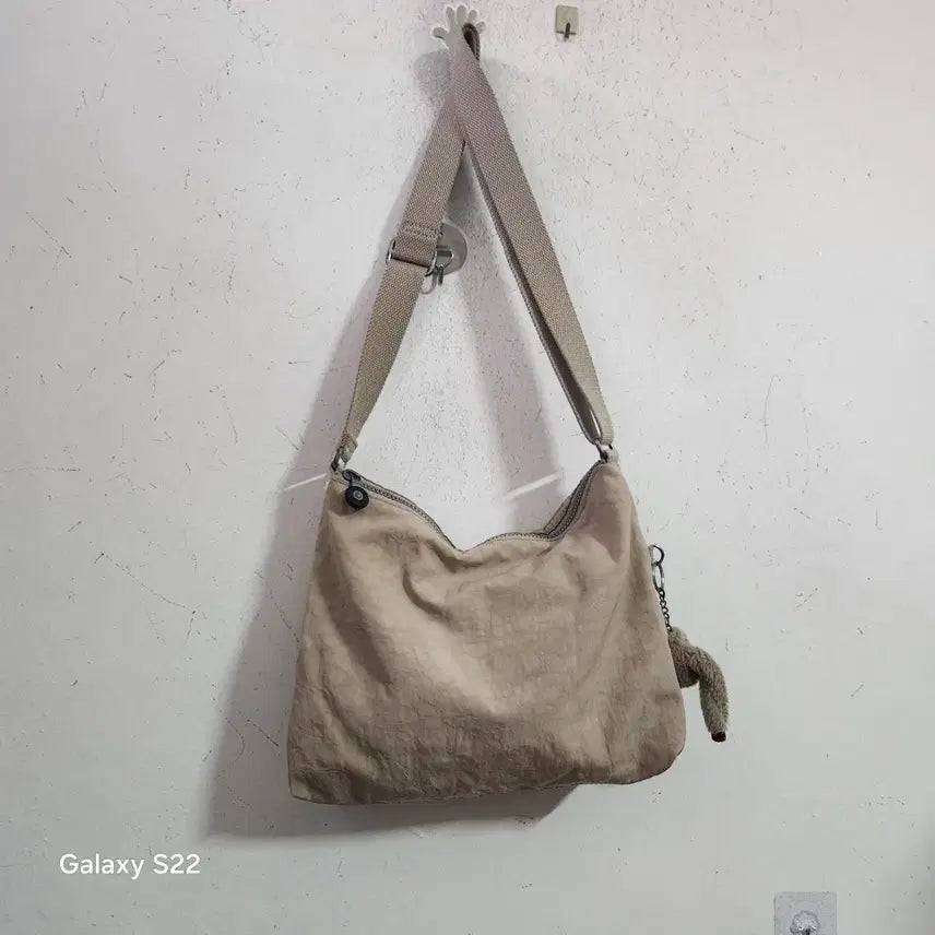 [BUNJANG] Kipling Crossbody Bag Beige / 키플링 크로스백 베이지색