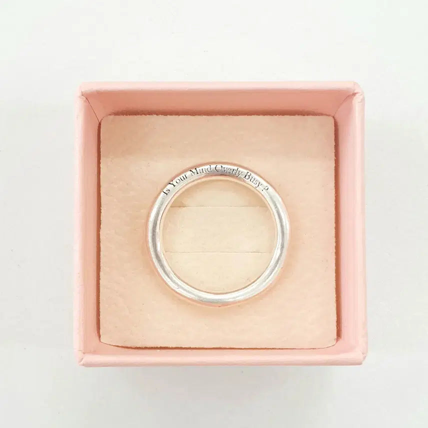 [BUNJANG] Wave Engraved Silver Ring Size 14 / 웨이브 각인 은반지 14호 (074)