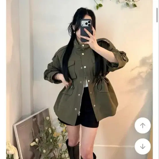 [BUNJANG] Khaki Field Jacket / 야상자켓
