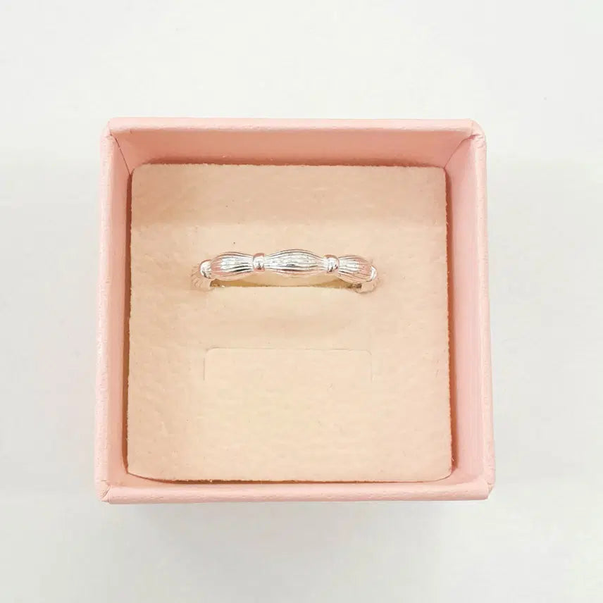 [BUNJANG] Ribbon Open Ring Silver Ring / 예쁜 은반지 오픈링 (073)