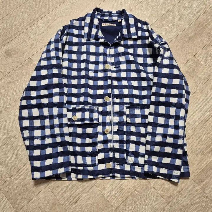 [BUNJANG] Uniqlo MARNI Check Pattern Jacket M Size / 유니클로 마르니 체크자켓 m사이즈