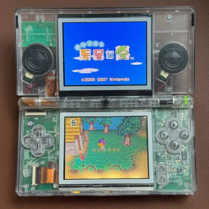 [BUNJANG] Nintendo DS Lite Transparent Housing + Game Cards / 닌텐도 DS Lite 투명 하우징 + 게임 카드