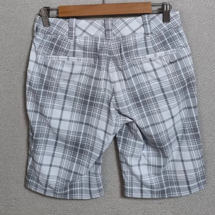 [BUNJANG] Nike Golf Grey Check Functional Shorts / 2사이즈) 나이키 골프 그레이 체크 기능성 반바지