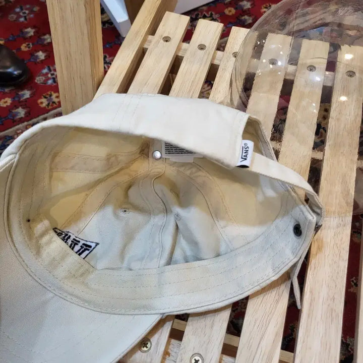 [BUNJANG] Vans Logo Ball Cap White / 반스 로고 볼캡 화이트