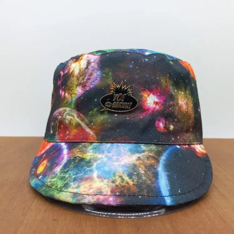 [BUNJANG] SAKUN Vintage Old School Space Military Cap Multi / 빈티지 힙합 모자 SAKUN 올드스쿨 사쿤 우주 군모 멀티