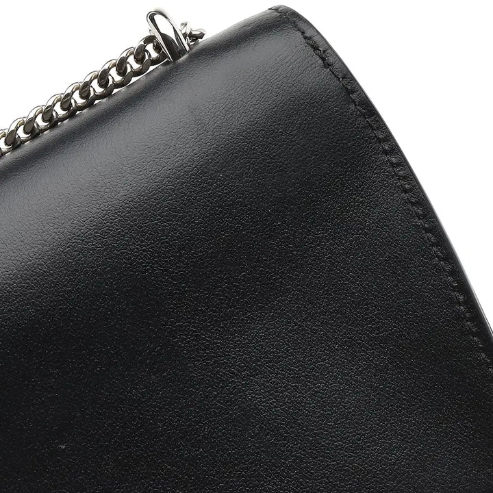 [BUNJANG] Prada Envelope Chain Shoulder Bag Black Leather / 프라다 엔벨로프 체인 숄더백