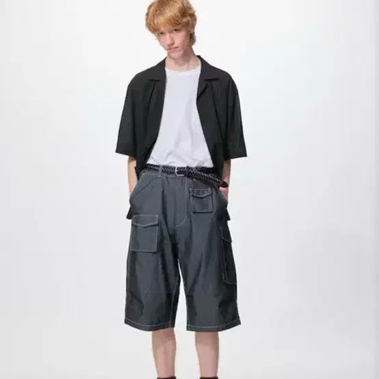 [BUNJANG] Engineered Garments Utility Shorts Blue / GU 엔지니어드 가먼츠 유틸리티 쇼츠 블루