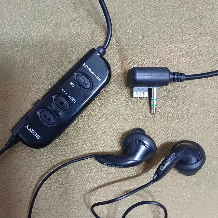 [BUNJANG] Sony Walkman MDR-WM652 Remote Control Earphones / 소니 워크맨 MDR-WM652 리모콘이어폰