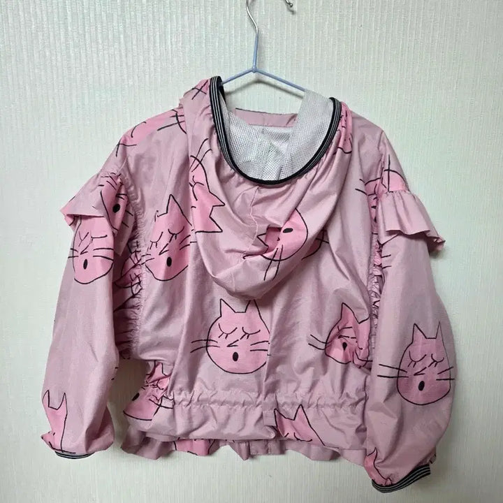 [BUNJANG] LMITEDOU DOU Cat Printing Windbreaker M / 리미떼두두 고양이 프린팅 바람막이 M