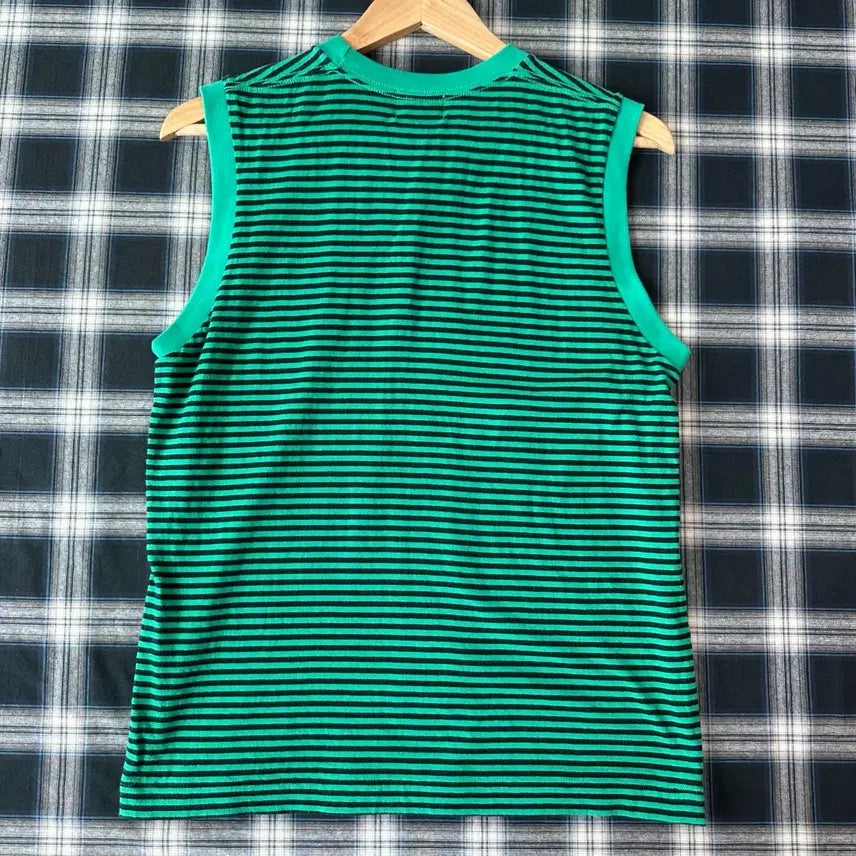[BUNJANG] Buffalo 66 Striped Sleeveless Top / 버팔로66 스트라이프 슬리브리스 나시 (마지막사진2장)