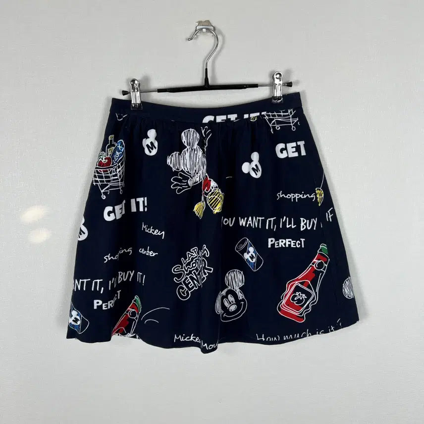 [BUNJANG] LAP Disney Navy Skirt / LAP 랩 디즈니 스커트 치마 여64 S 라덴 빈티지