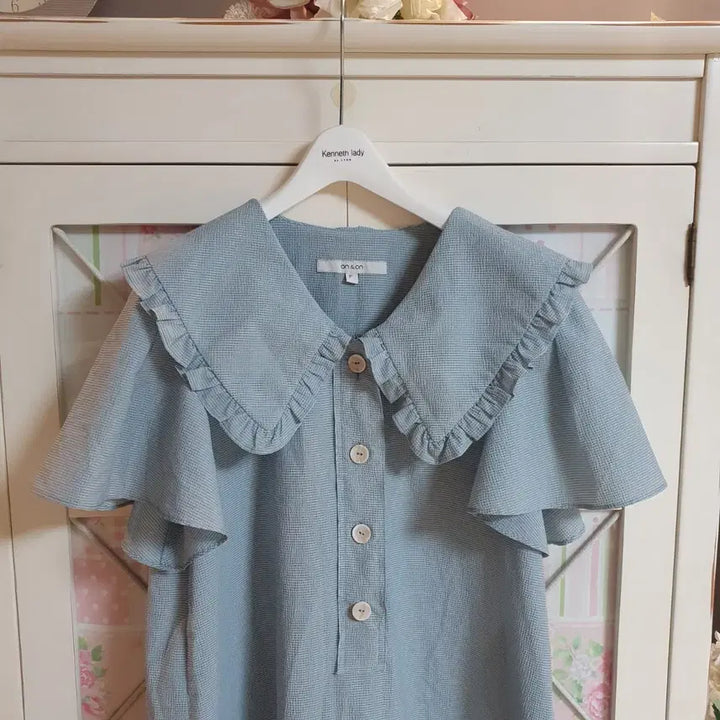 [BUNJANG] ON &amp; ON Frill Long Dress / 온앤온 프릴 롱원피스/55-66