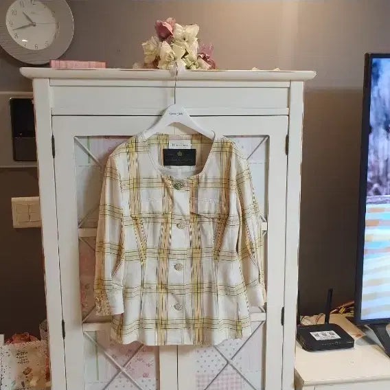 [BUNJANG] It Michaa Check Blouse / 잇미샤 블라우스/55-닐씬66