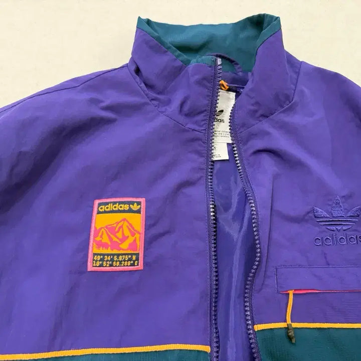 [BUNJANG] Adidas Colorblock Windbreaker Jacket / 아디다스 컬러블록 바람막이
