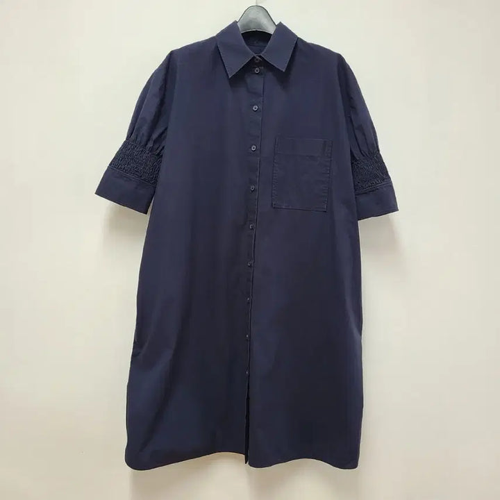 [BUNJANG] COS Navy Cotton Shirt Dress with Smocking Detail / 코스 셔츠형 원피스 55