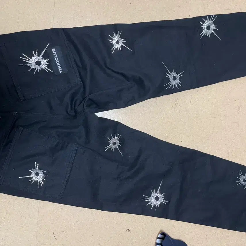 [BUNJANG] THUG CLUB Bullet Pants Black / 떠그클럽 불렛 팬츠