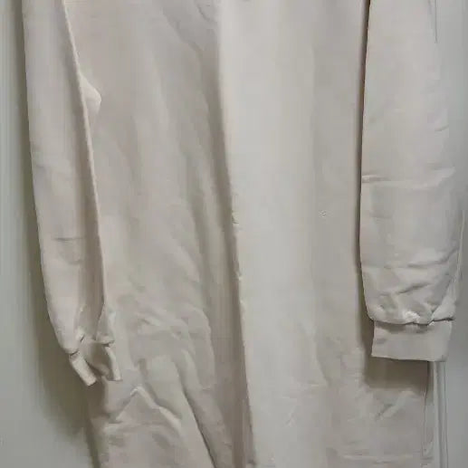 [BUNJANG] The North Face Cotton Blend Logo Long T-Shirt Dress - Beige / 노스페이스 맨투맨 원피스