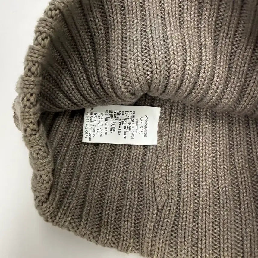 [BUNJANG] Kapital Charcoal Beanie / 캐피탈 비니 차콜