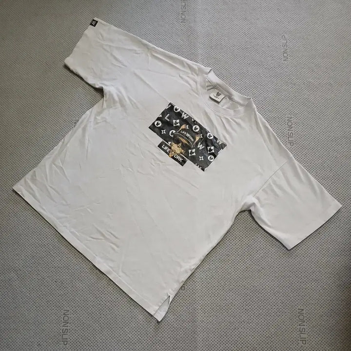 [BUNJANG] Life Work Short Sleeve T-Shirt White / 라이프워크 반팔 티셔츠 화이트