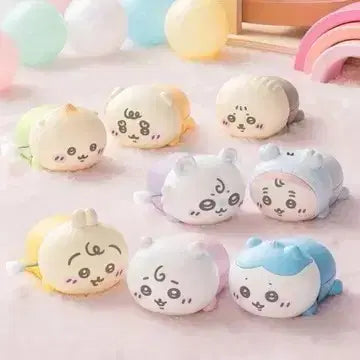 [BUNJANG] Chiikawa Baby (Racco) Wind-up Toy + Figure Bundle / 치이카와 베이비 (랏코) 태엽+ 피규어