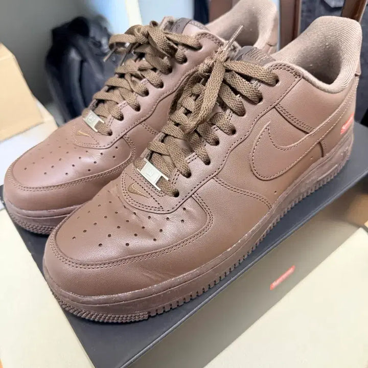 [BUNJANG] Nike x Supreme Air Force 1 Low Baroque Brown / 나이키 x 슈프림 에어포스 1 로우 바로크 브라운 팝니다!