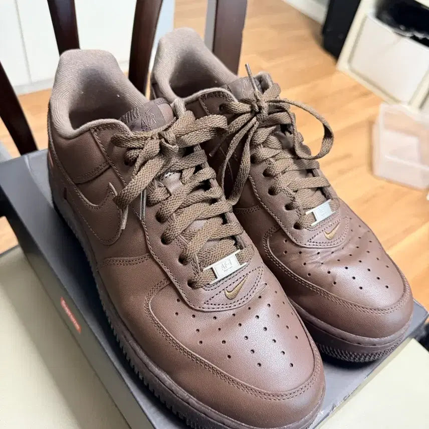 [BUNJANG] Nike x Supreme Air Force 1 Low Baroque Brown / 나이키 x 슈프림 에어포스 1 로우 바로크 브라운 팝니다!