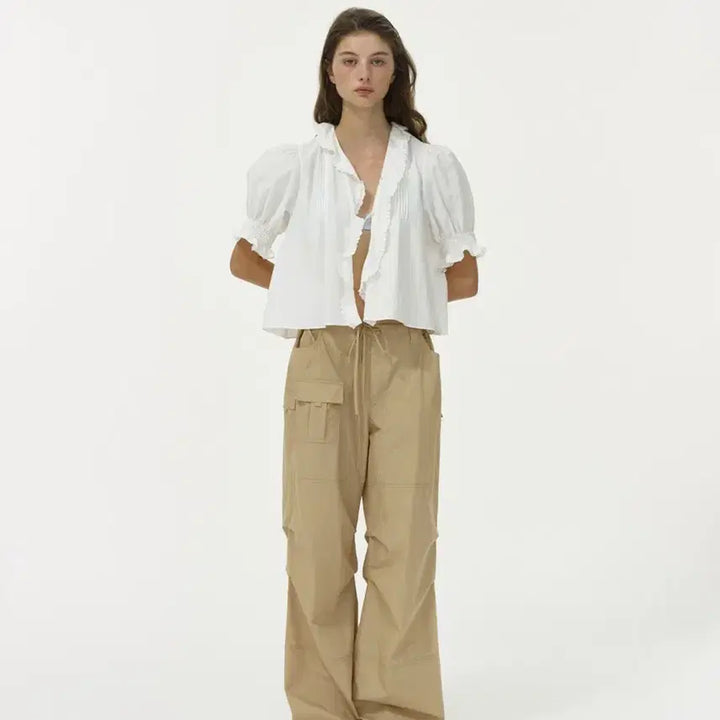 [BUNJANG] Ribbon Light Nomad Cargo Pants - Beige / 리본빛 Nomad Cargo Pants - Beige