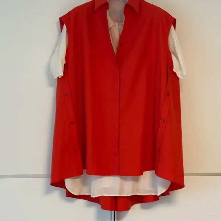 [BUNJANG] Juun.J Sleeveless Long Blouse / 준지 슬리브 리스 롱 블라우스