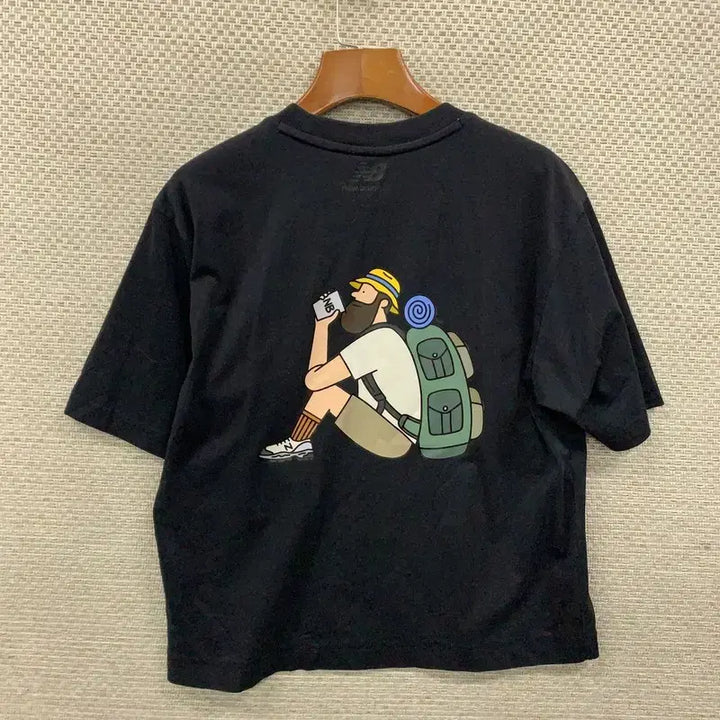 [BUNJANG] New Balance Crop T-Shirt / 뉴발란스 크롭 반팔티 90 D00792