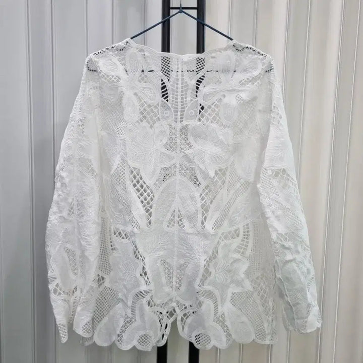 [BUNJANG] White Lace Cardigan / 레이스 가디건 화이트
