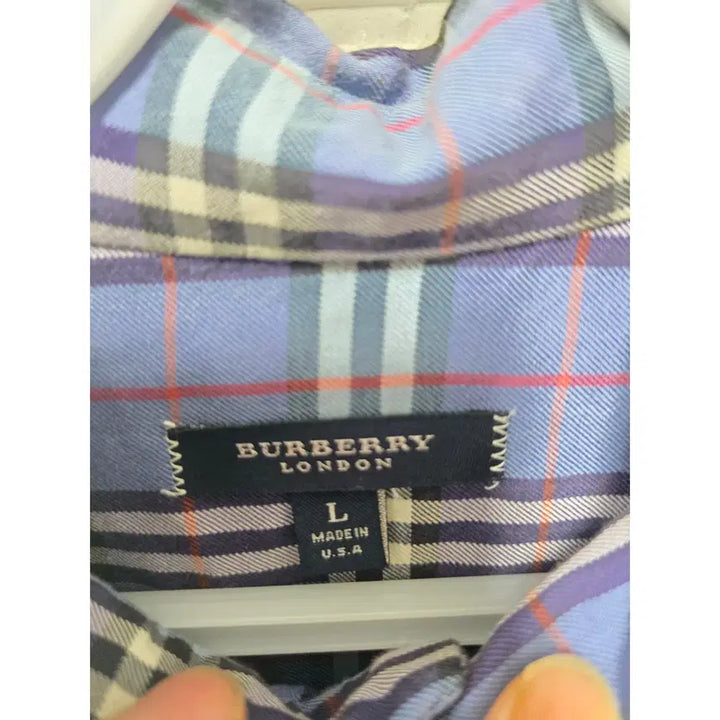 [BUNJANG] Burberry Check Shirt / L 버버리 체크 셔츠 남방 D779