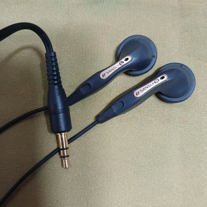 [BUNJANG] SANSUI Wired Earphones - Black / SANSUI 이어폰 블랙