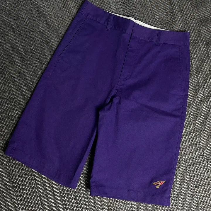 [BUNJANG] NBA Embroidered Logo Twill Work Shorts Purple / NBA 자수로고 트윌 워크 반바지 쇼츠 퍼플y 6199
