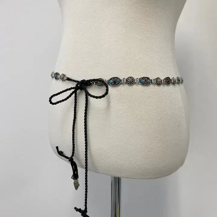 [BUNJANG] Vintage Ethnic Steel Belt / 빈티지 에스닉 스틸 벨트