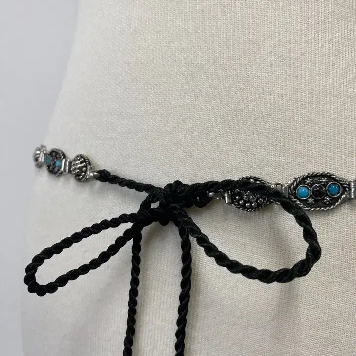 [BUNJANG] Vintage Ethnic Steel Belt / 빈티지 에스닉 스틸 벨트