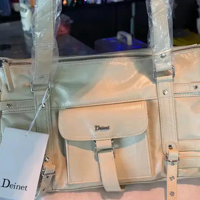 [BUNJANG] Deinet Locomotive Shoulder Bag Apricot / 다이닛 deinet 기관차 가방 살구색