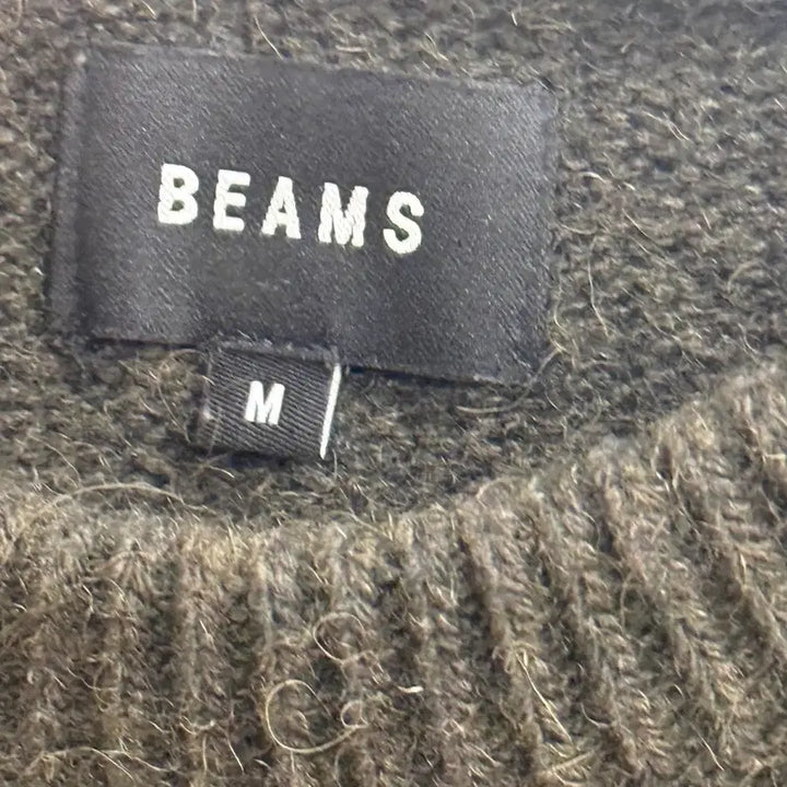 [BUNJANG] BEAMS Wool-Alpaca Blend Knit Sweater (M) / 빔즈 울+알파카 혼방 니트 스웨터 (M)