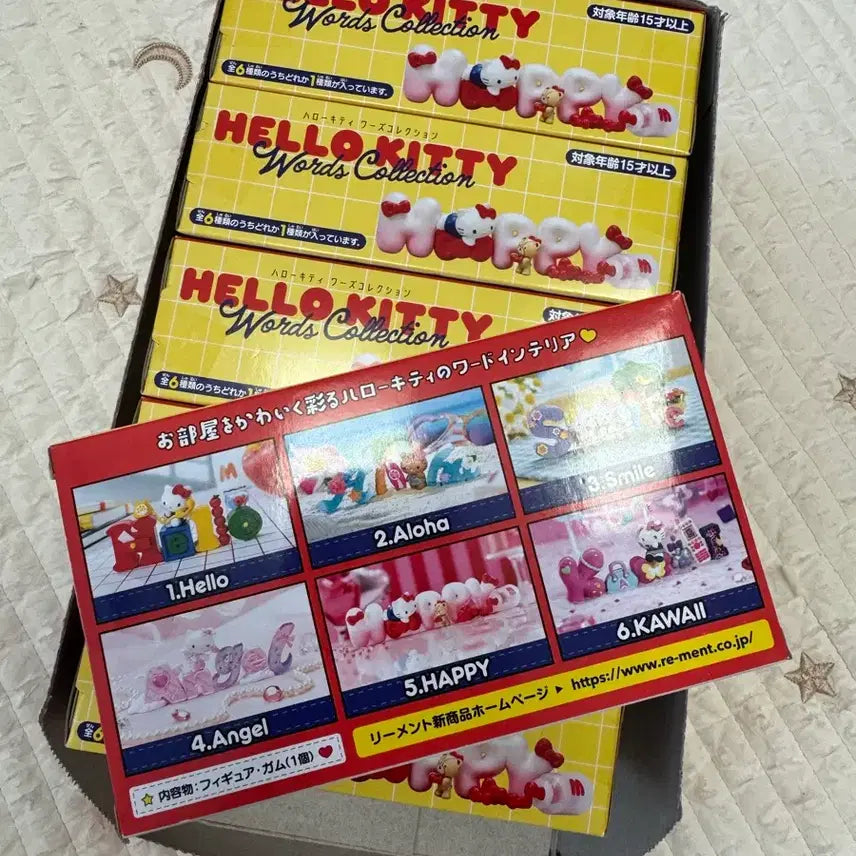 [BUNJANG] Hello Kitty Re-Ment Warts Collection Full Box / 풀박스) 헬로키티 리멘트 워즈 컬렉션 풀박스 키티리멘트