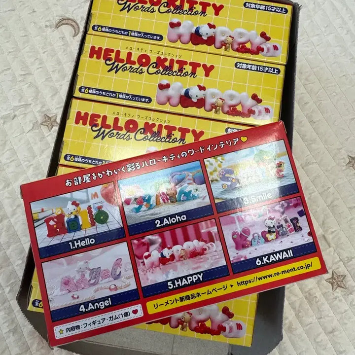 [BUNJANG] Hello Kitty Re-Ment Warts Collection Full Box / 풀박스) 헬로키티 리멘트 워즈 컬렉션 풀박스 키티리멘트