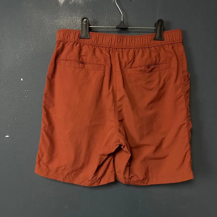 [BUNJANG] Uniqlo Orange Strap Nylon Shorts / M 유니클로 오렌지 스트랩 나일론 반바지