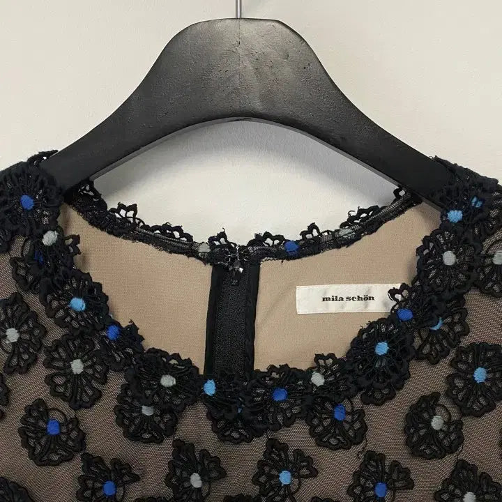 [BUNJANG] Vintage Mila Schon Lace Pattern Dress / 빈티지 MILA SCHON 레이스 패턴 원피스