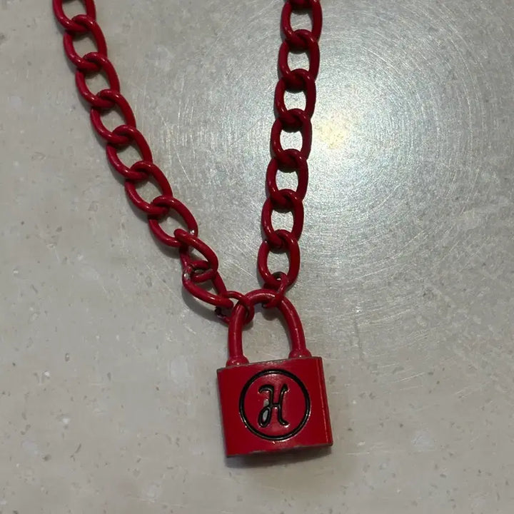 [BUNJANG] Hysteric Glamour Red Lock Choker / 히스테릭글래머 레드 자물쇠 초커