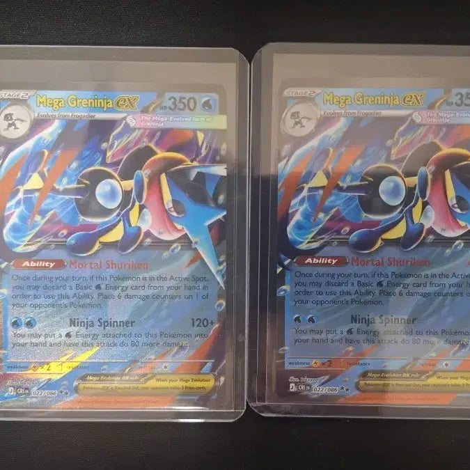 [BUNJANG] North American Mega Greninja EX RR Card / 북미 메가 개굴닌자 RR 팝니다.