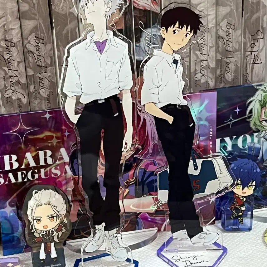 [BUNJANG] Evangelion Kaworu Shinji Acrylic Bundle / 에반게리온 카오루 신지 아크릴 일괄