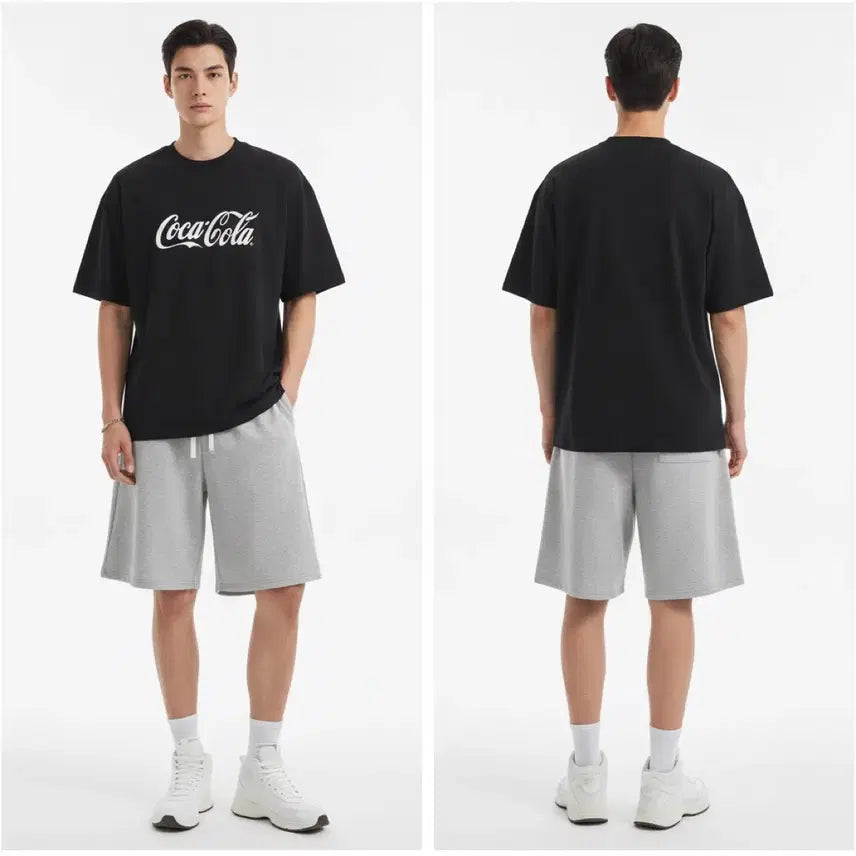 [BUNJANG] Coca-Cola Black Short-Sleeve T-Shirt / 코카콜라 반팔 티셔츠 블랙